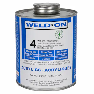 Quart Weld-On® 4™ Acrylic Cement