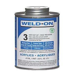 IPS® Weld-On® 3™ Acrylic Cement