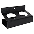 Double Black Styrene Bottle & Can Holder - 3" Dia. Openings