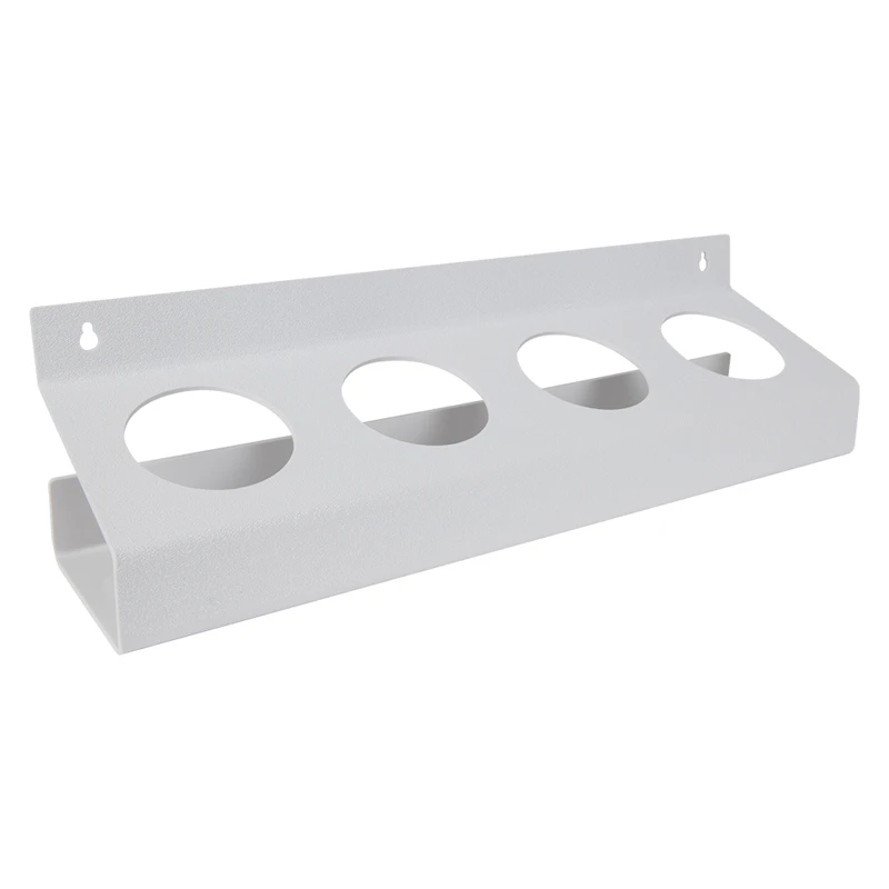 Quadruple White Styrene Bottle & Can Holder - 3" Dia. Openings