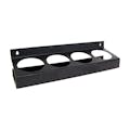 Quadruple Black Styrene Bottle & Can Holder - 3-3/4" Dia. Openings