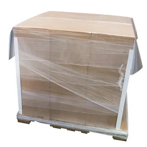 60" W x 60" L Clear Pallet Cover Sheets - Case of 150