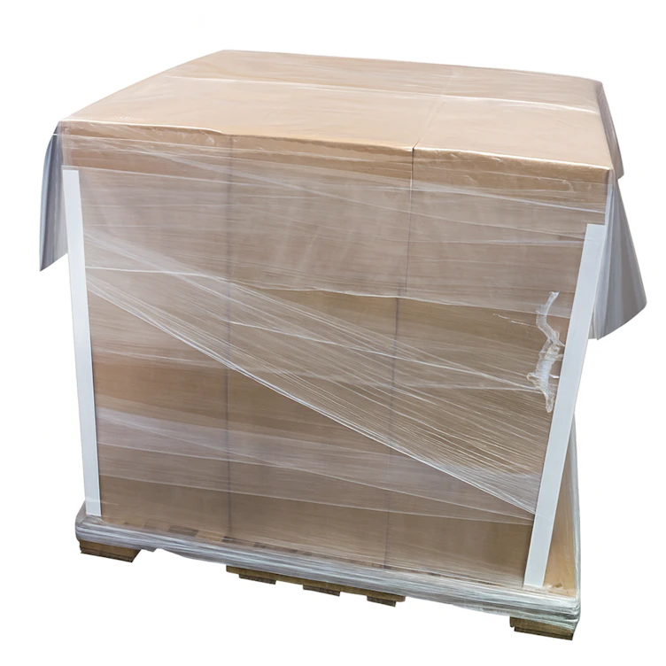 60" W x 60" L Clear Pallet Cover Sheets - Case of 150
