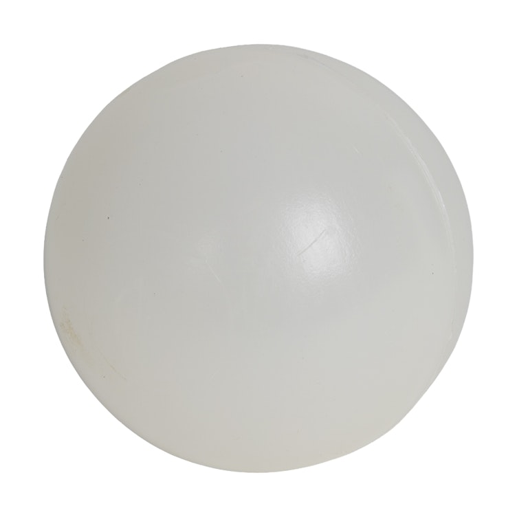 3-5/32" (80mm) Dia. Natural Polypropylene Heavyweight Hollow Floating Spheres - Case of 100