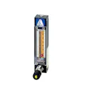65mm Aluminum Single Tube Rotameter w/ High Precision Valve, Air: 19mL/Mn