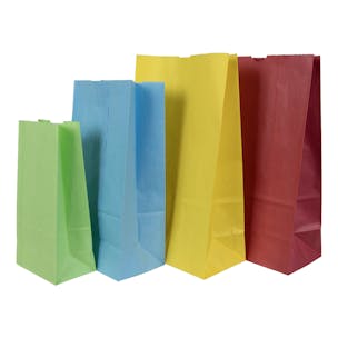 Colored Kraft Paper SOS Bags