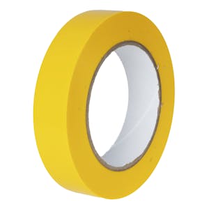 1" W x 36 Yd. L x 6.8 mil Thick Yellow Vinyl Electroplating Tape