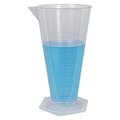 125mL Polypropylene Conical Graduate with Hexagonal Base
