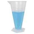 200mL Polypropylene Conical Graduate with Hexagonal Base