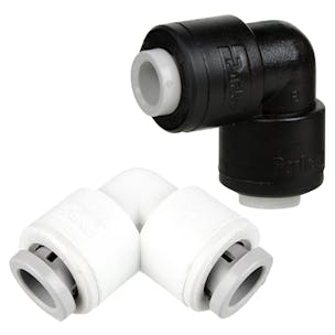 Parker TrueSeal™ Polypropylene Push-In 90° Union Elbow