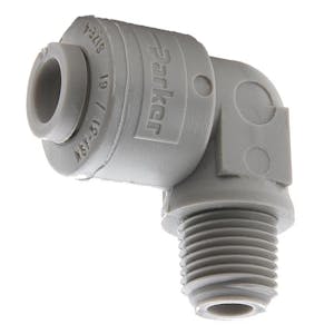 Parker TrueSeal™ Acetal Push-In 90° Male Elbows