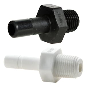Parker TrueSeal™ Polypropylene Push-In Tube Stem Adapters