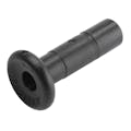 1/4" OD Tube Stem Black Kynar® PVDF TrueSeal™ Plug