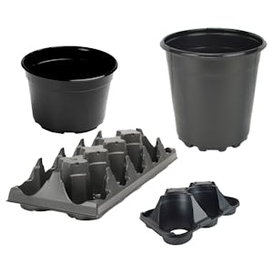 Round Thermoformed Plant Pots & Trays