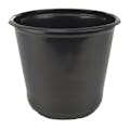 4" Round Black Thermoformed Maxi-Grow Standard Plant Pot with Tag Slots - 4" Dia. x 3.49" Hgt. (Case of 825)