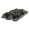 10-Place Black Thermoformed Filling Tray for 4.5" Round Maxi-Grow Plant Pots - 22.4" L x 8.9" W x 4.19" Hgt. (Case of 75)