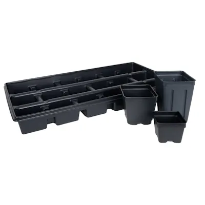 Square Thermoformed Plant Pots & Trays