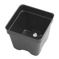 3" Square Black Thermoformed  Plant Pot - 2.63" L x 2.63" W x 2.25" Hgt. (Case of 800)