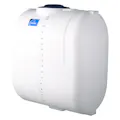 300 Gallon Natural MDPE Oval Tractor-Mount Tank with 16" Lid - 49" L x 31" W x 56" Hgt.