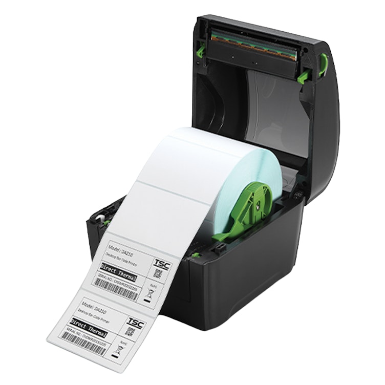 DA220 Series 4" Desktop Direct Thermal Label Printer with USB & Ethernet - 1" to 1.5" Core, 4.25" Max. Print Width