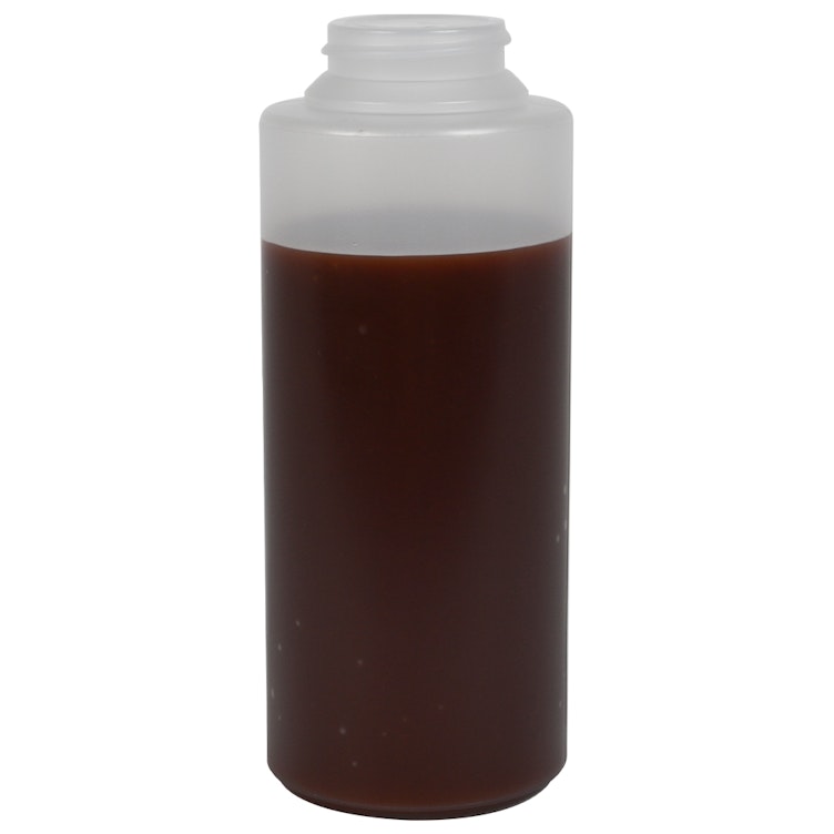 Polypropylene Hot-Fill Cylindrical Sauce Bottle
