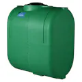 300 Gallon Green MDPE Oval Tractor-Mount Tank with 16" Lid - 49" L x 31" W x 56" Hgt.