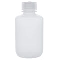 125mL Natural LDPE Narrow Mouth Round Reagent Bottle with 24/415 Natural Polypropylene Cap - Package of 12