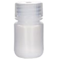 30mL Natural LDPE Wide Mouth Round Reagent Bottle with 28/415 Natural Polypropylene Cap - Package of 12