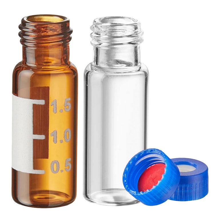DiamondPure™ Glass Chromatography Vials & Screw Caps