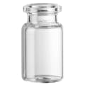 6mL Clear Borosilicate Glass DiamondPure™ Headspace Vial with 20mm Crimped Neck & Flat Bottom (Cap Sold Separately) - Case of 1000