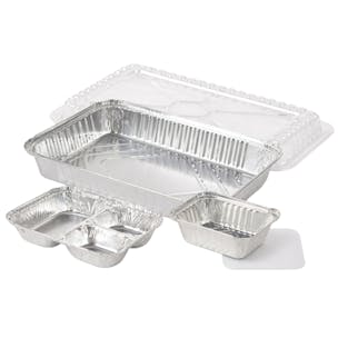 Oblong Foil Food Containers & Lids