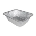 15 oz. Silver Foil Oblong Food Container (Lid Sold Separately) - Case of 1000