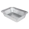 36 oz. Silver Foil Oblong Food Container (Lid Sold Separately) - Case of 500