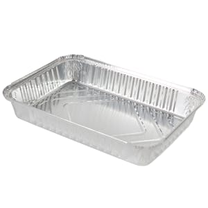 66 oz. Silver Foil Oblong Food Container (Lid Sold Separately) - Case of 250