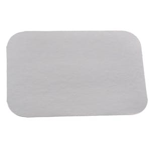 Foil Flat Lid for 23.7 oz. Foil Oblong Food Container - Case of 500