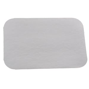 Foil Flat Lid for 36 oz. Foil Oblong Food Container - Case of 500