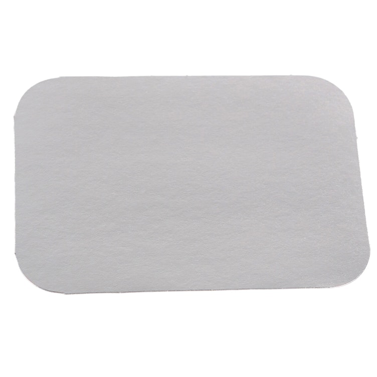 Foil Flat Lid for 36 oz. Foil Oblong Food Container - Case of 500