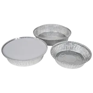 Round Foil Food Containers & Lids