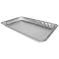 1/2 Size Silver Foil Shallow Steam Table Buffet Pan (Lid Sold Separately) - Case of 100