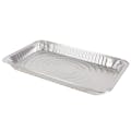 Full Size Silver Foil Shallow Steam Table Buffet Pan (Lid Sold Separately) - Case of 50