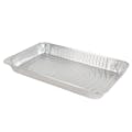 Full Size Silver Foil Medium Steam Table Buffet Pan (Lid Sold Separately) - Case of 50