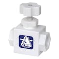 3/8" FNPT x 3/8" FNPT Straight VT6 Series High-Flow PTFE Needle Valve - 0.765 Cv