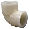 1/2" Socket x 1/2" Socket Chemtrol® Natural Kynar® PVDF Schedule 80 Socket 90° Elbow
