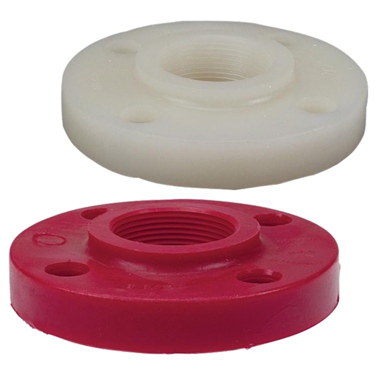Chemtrol® Kynar® PVDF Schedule 80 Heavy-Duty Threaded Flanges