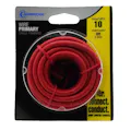10 AWG 19-Strand Primary Wire with Red PVC Insulation - 8' Coil in Blister Pack