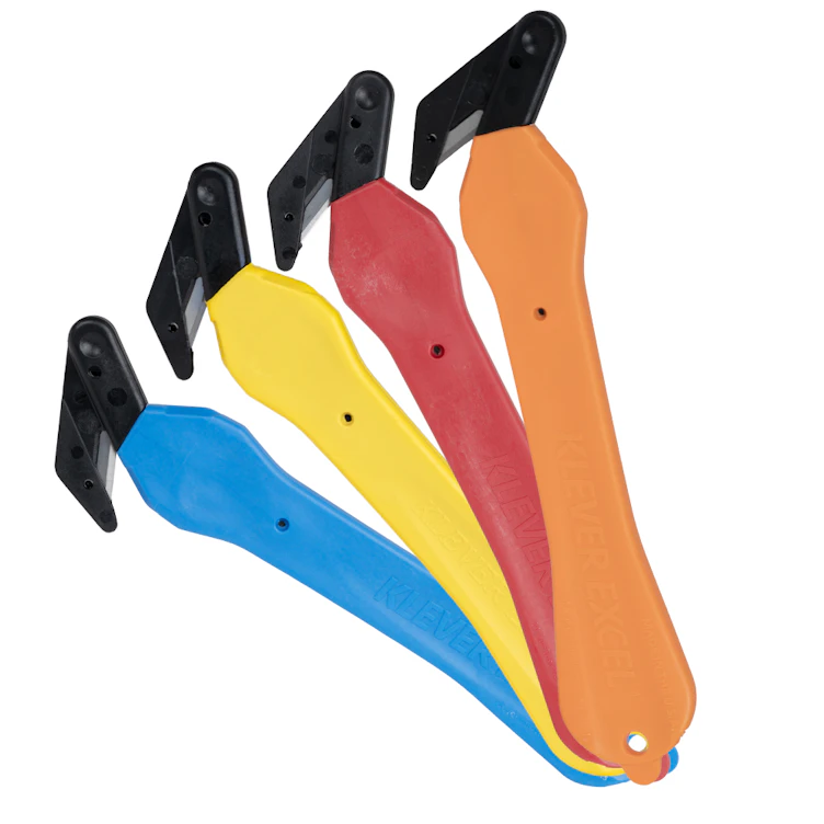 Klever Excel Disposable Safety Cutters with Concealed Blade & Tape Splitter