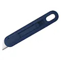 Dark Blue Volo™ MD Reusable Metal-Detectable Auto-Retracting Safety Knife with Pointed Tip Blade