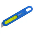 Blue & Green Volo™ Disposable Auto-Retracting Safety Knife with Pointed Tip Blade