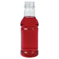 16 oz. Clear PET Round Hot-Fill Beverage Bottle with 38mm 2-Lead Long Neck (Cap Sold Separately)