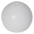 15/415 White Polypropylene Unlined Round Ball Cap